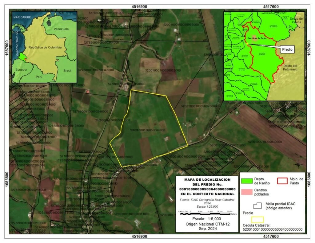 Finca en Venta en Pasto