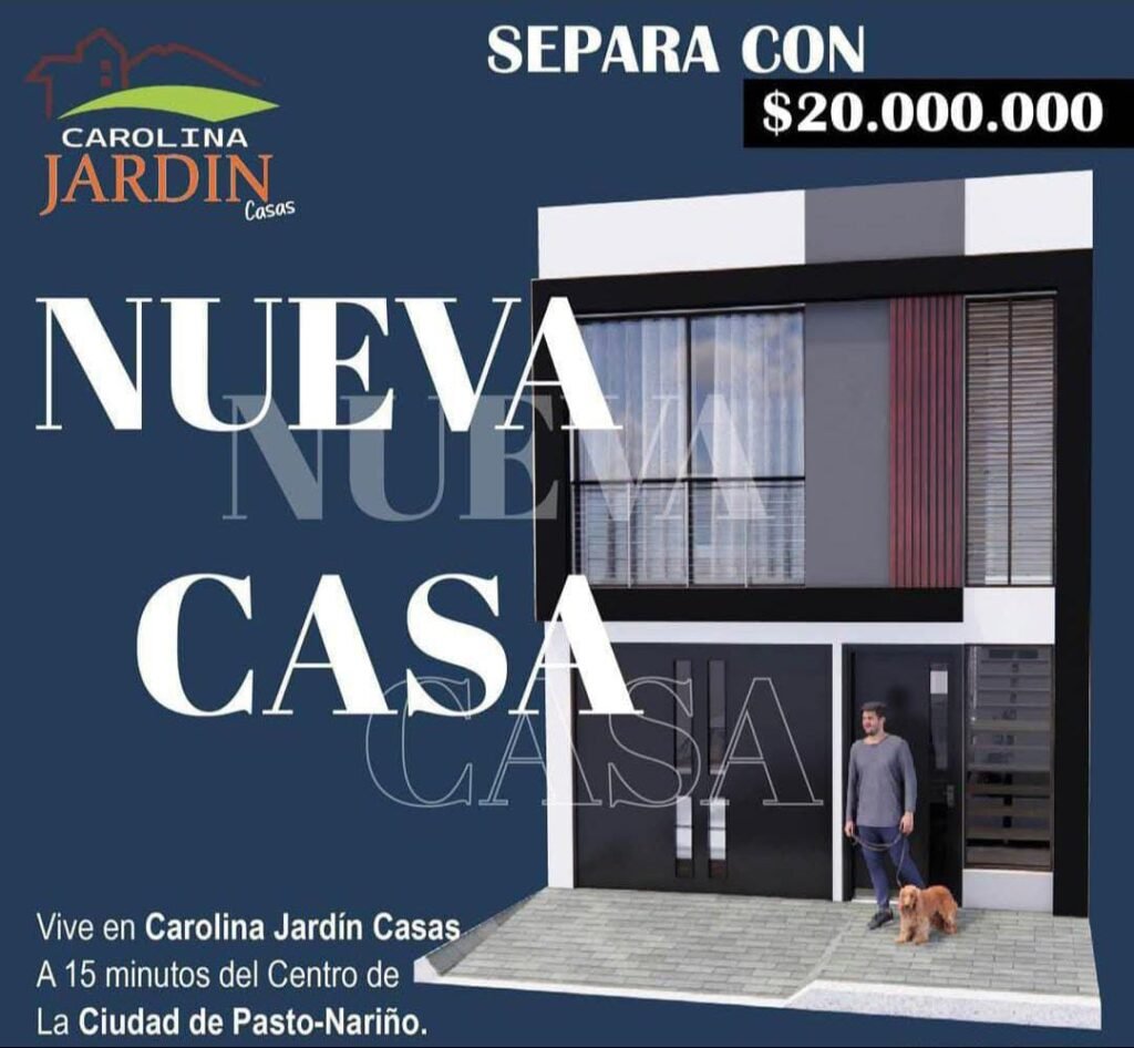 Casas y Lotes en Venta en la Carolina - Pasto